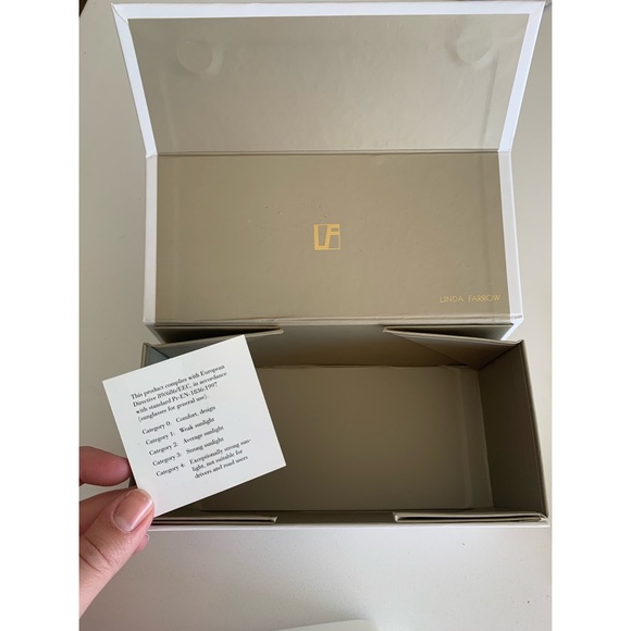 ✨HP ✨Linda Farrow Agent Provocateur Oval Sunglasses - Picture 14 of 14